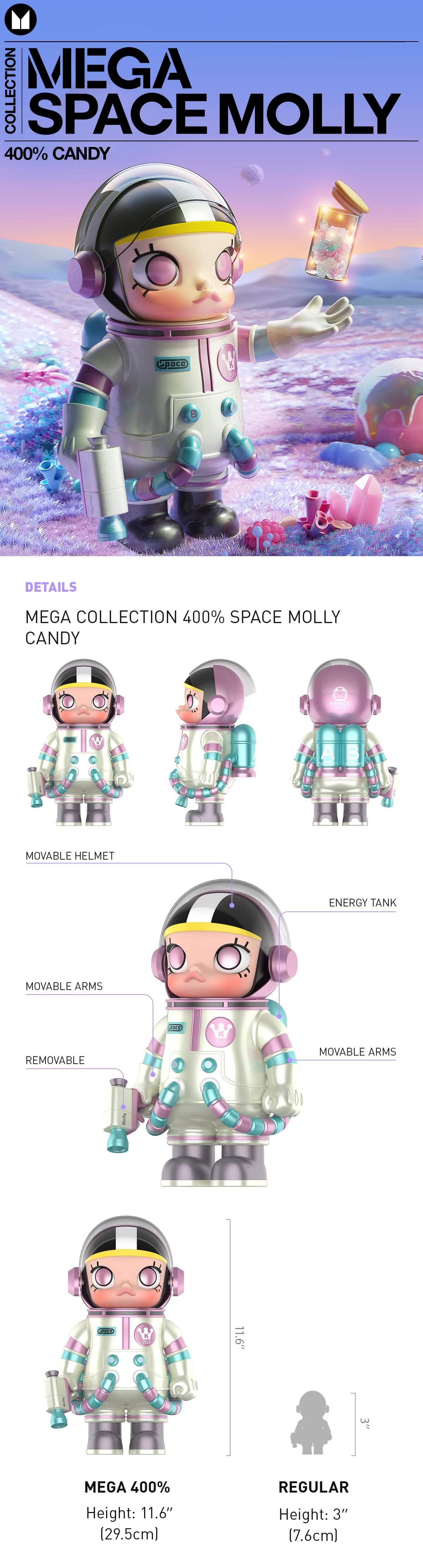  MEGA COLLECTION 400% SPACE MOLLY CANDY