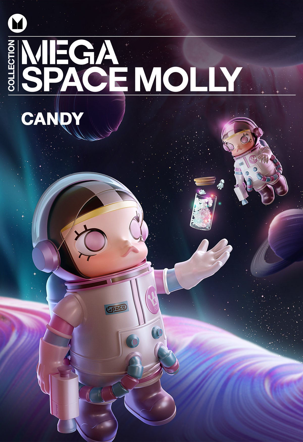  MEGA COLLECTION 1000% SPACE MOLLY Candy