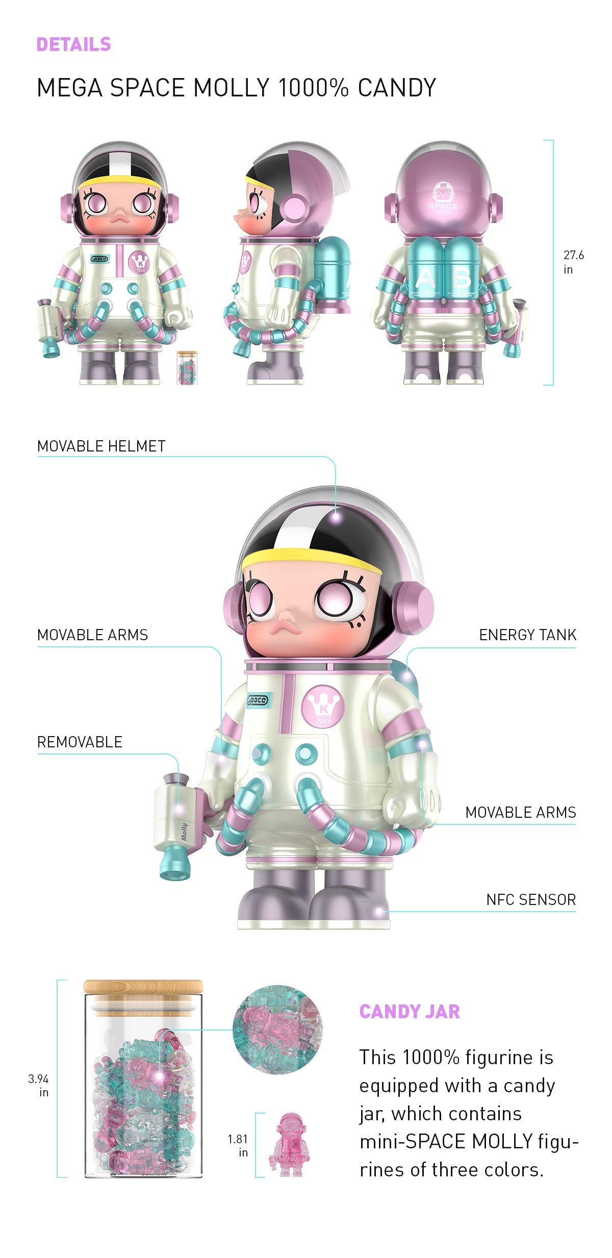  MEGA COLLECTION 1000% SPACE MOLLY Candy