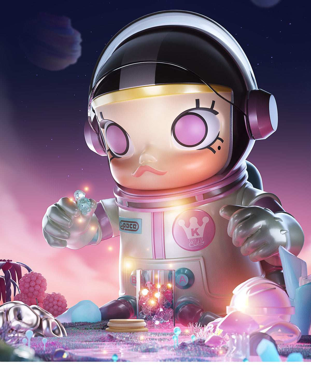  MEGA COLLECTION 1000% SPACE MOLLY Candy