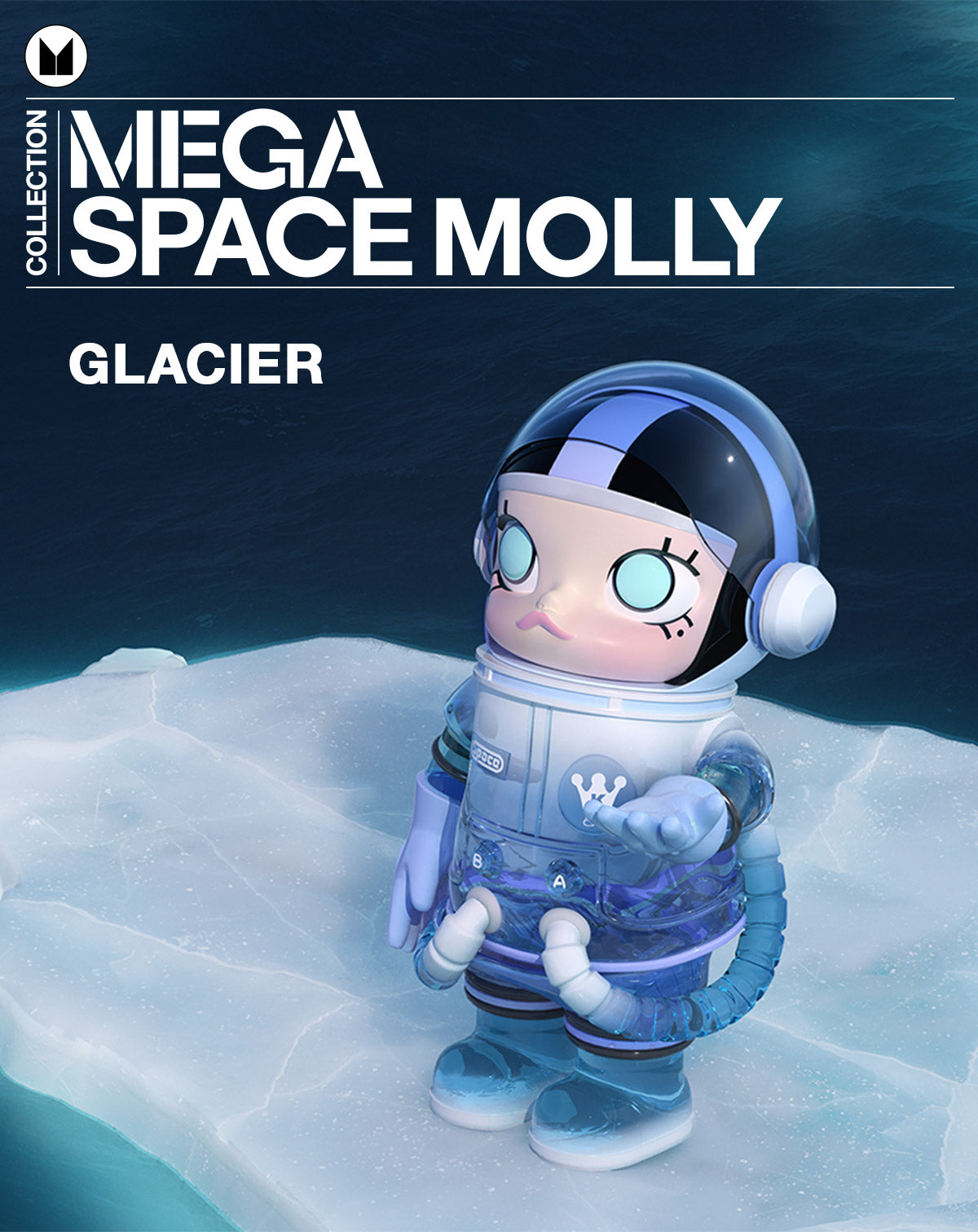  MEGA COLLECTION 1000% SPACE MOLLY Glacier