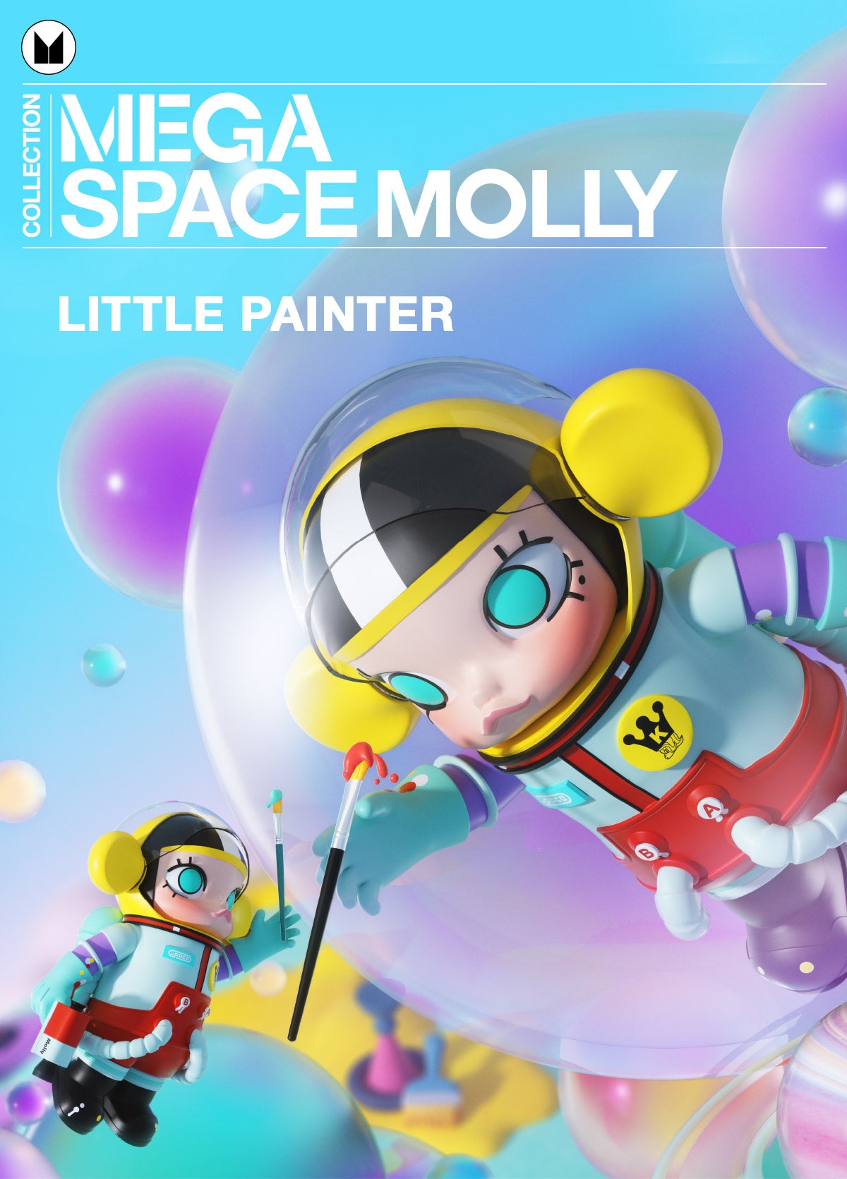  MEGA COLLECTION 1000% SPACE MOLLY Little Painter