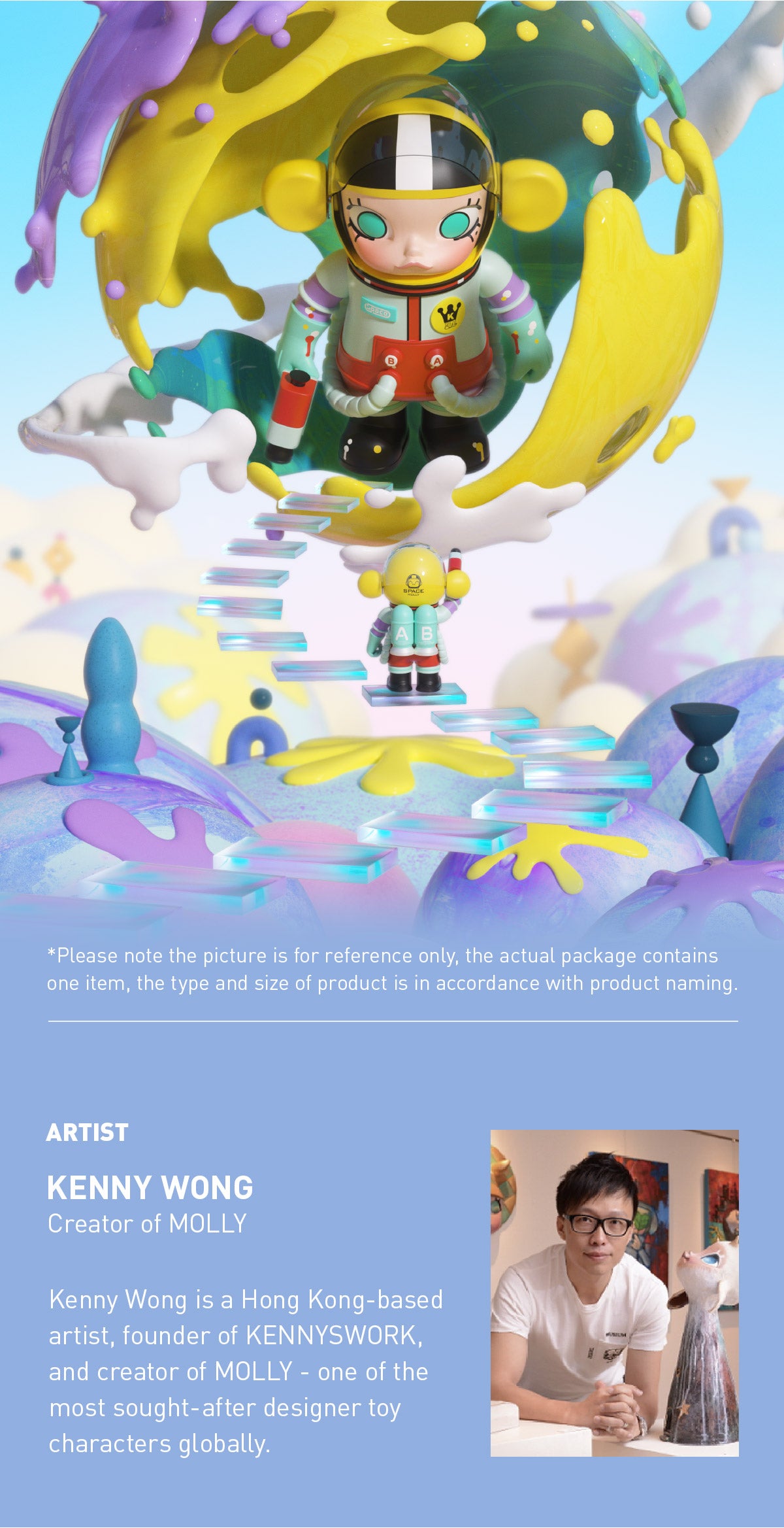  MEGA COLLECTION 1000% SPACE MOLLY Little Painter