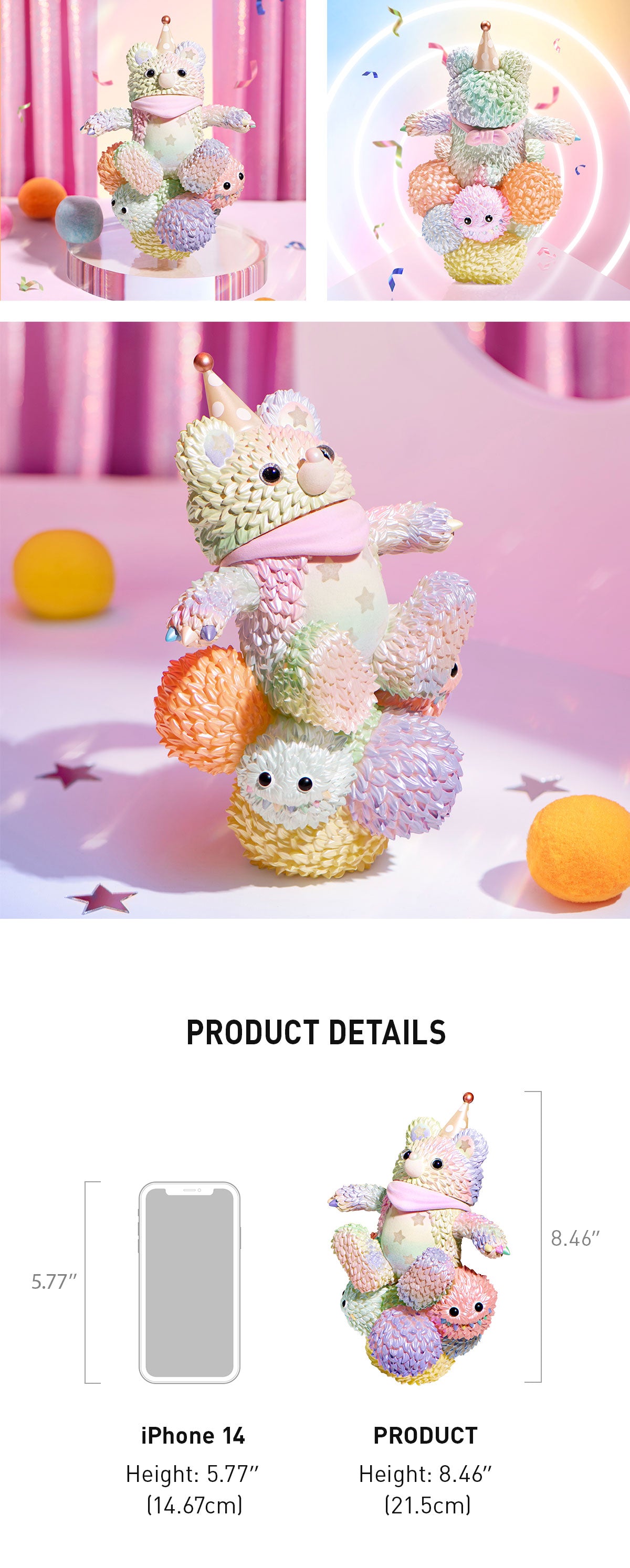  INSTINCTOY Muckey "Big Celebration" Figurine