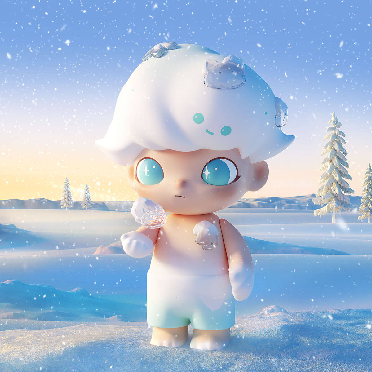  MEGA COLLECTION 1000% JUST DIMOO Snowman