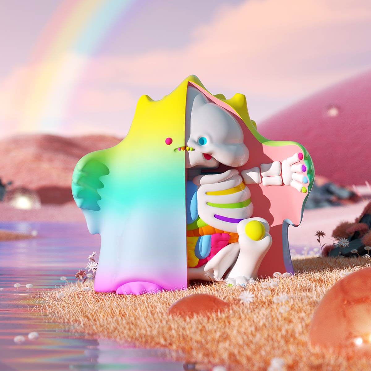  MEGA COLLECTION YUKI Rainbow 400%