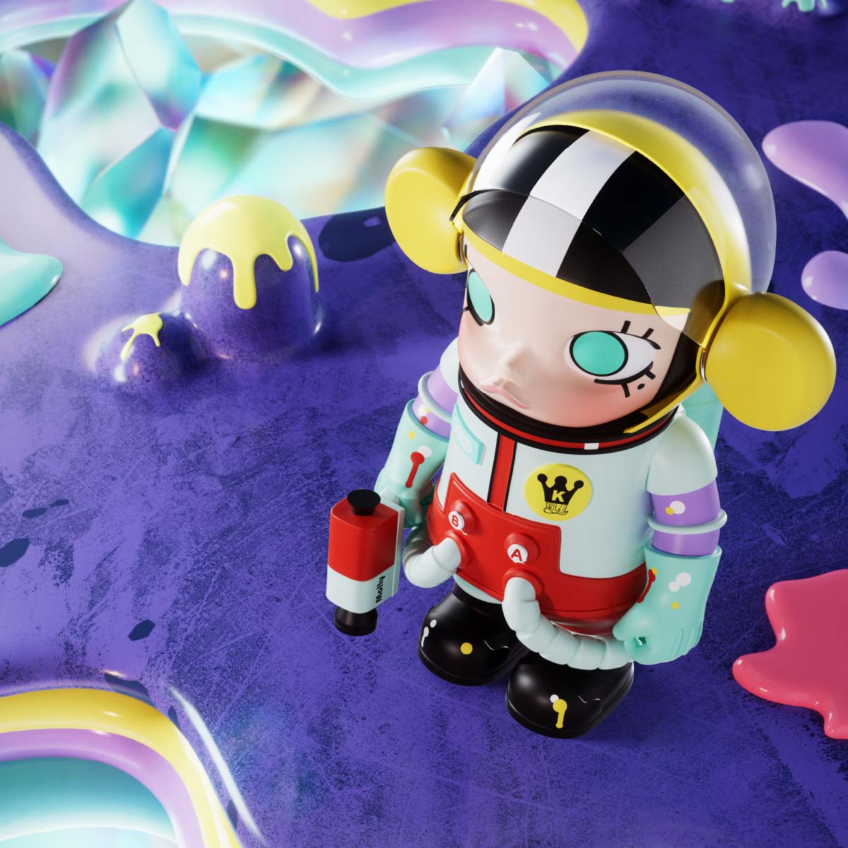  MEGA COLLECTION 1000% SPACE MOLLY Little Painter
