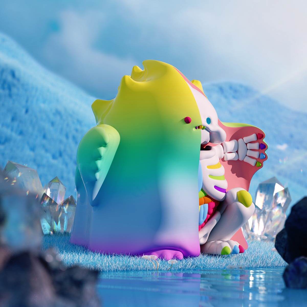  MEGA COLLECTION YUKI Rainbow 400%
